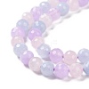 Natural Aquamarine & Rose Quartz & Amethyst Beads Strands G-H280-02A-4