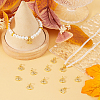 12Pcs Brass Micro Pave Cubic Zirconia Charms ZIRC-BBC0002-78-4