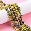 Natural Yellow Turquoise(Jasper) Beads Strands GSR007-4