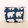 Cartoon Style Cloth Printed Zipper Wallets PW-WGC95BB-01-1