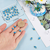 40Pcs Brass Enamel Connector Charms KK-BBC0014-38A-3