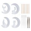 DIY Silicone Moon Molds Kits DIY-TA0008-30-1