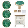 4 Bags Round Zinc Alloy Acrylic Drawer Pull Handles FIND-DR0001-85A-1
