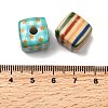 Printed Opaque Acrylic Beads OACR-H054-10-3