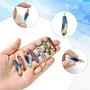 16Pcs 8 Styles Alloy Enamel Pendants FIND-FS0002-69-3