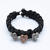 Nylon Cord Bracelets BJEW-P173-36-2