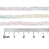 Transparent Painted Glass Beads Strands X1-DGLA-A034-T2mm-A21-3