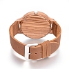 Zebrano Wood Wristwatches WACH-H036-20-4