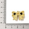 Rack Plating Brass Micro Pave Cubic Zirconia Pendants KK-H473-08A-G-3