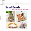 (Seed Beads)Instructions Card For Square Plastic Bead Containers DIY-F001-04-1