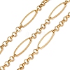 304 Stainless Steel Oval Link Chains CHS-K018-38G-1