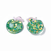 Autumn Theme Transparent Epoxy Resin Cabochons LS-CRES-N034-01-2