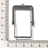 Alloy Open Back Bezel Pendants PALLOY-I223-07B-3