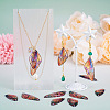 Transparent Resin Wing Pendants Set RESI-TAC0021-01D-6