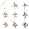 Flower Natural Cultured Freshwater Pearl Pendant Necklaces NJEW-TA00223-5
