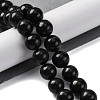 Natural Shungite Beads Strands G-M353-A04-12mm-2