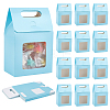 Paper Gift Storage Boxes with Visible Window CON-WH0110-003A-01-1