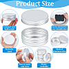 120Pcs 3 Styles Round Aluminium Tin Cans CON-WA0001-14-3
