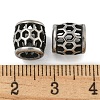 Retro Hollow 304 Stainless Steel European Beads STAS-B071-08AS-2