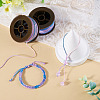 2 Rolls 2 Colors Segment Dyed Round Polyester Twisted Cords OCOR-TA0003-59B-7