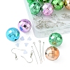 DIY Disco Ball Dangle Earring Making Kit DIY-FS0004-02-3