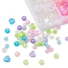 800Pcs 3 Style 5 Colors Transparent Acrylic Beads TACR-YW0001-45-5