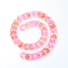 Handmade Transparent Acrylic Curb Chains FIND-WH0070-11D-1