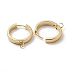 201 Stainless Steel Huggie Hoop Earrings Findings STAS-A167-01V-G-2