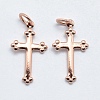 Brass Pendants KK-J279-30RG-NR-1