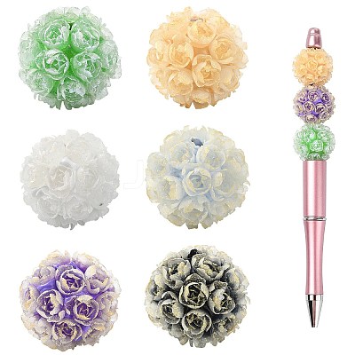 Polymer Clay Luminous Beads CLAY-CJC0016-02-1