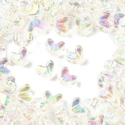 UV Plating Transparent Acrylic Beads MACR-F083-11C-1