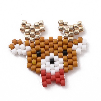 Handmade MIYUKI Japanese Seed Loom Pattern Seed Beads PALLOY-MZ00059-09-1