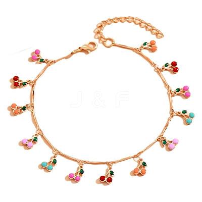 Golden Alloy Enamel Anklets FS-WG7BDB3-08-1