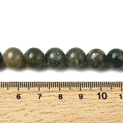 Natural Green Apatite Beads Strands G-K350-C04-10mm-1