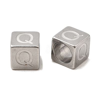 304 Stainless Steel European Beads STAS-D382-02Q-P-1