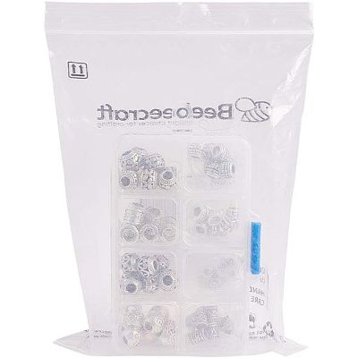 Alloy European Beads MPDL-NB0001-08AS-1