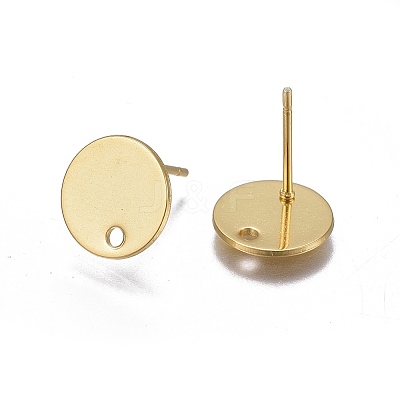 304 Stainless Steel Stud Earring Findings LS-STAS-P236-45G-1