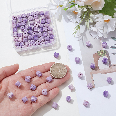100Pcs Synthetic Coral Beads CORA-SP0001-27-1