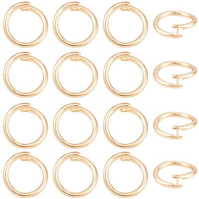 20Pcs Brass Open Jump Rings KK-BBC0023-10E-1