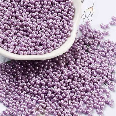Opaque Colours Glass Seed Beads SEED-A033-06A-1