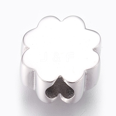 304 Stainless Steel European Beads STAS-O097-36P-1
