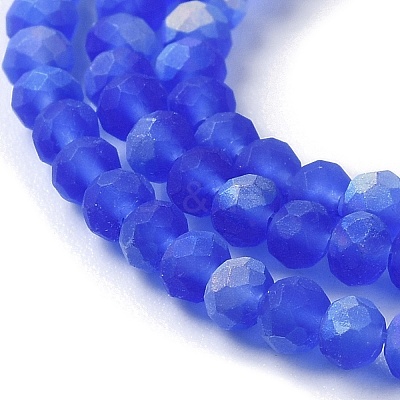 Imitation Jade Glass Beads Strands EGLA-YW0003-19A-26-1