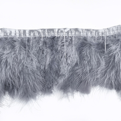 Turkey Feather Fringe Trimming FIND-T037-03B-1