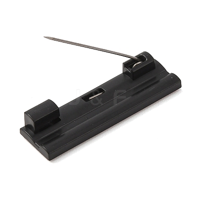 Plastic Adhesive Back Bar Pins with Iron Pins JEWB-B045-01F-1
