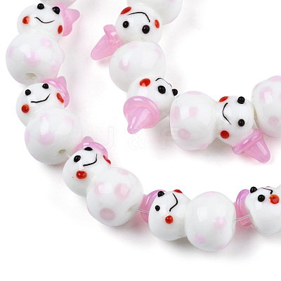 Handmade Lampwork Beads Strands LAMP-N021-43I-1