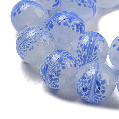 Handmade Lampwork Beads Strands LAMP-L079-05D-1