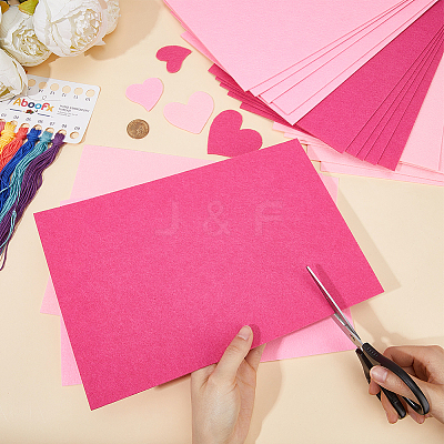21Pcs 3 Colors Non Woven Felt Fabric SENE-CP0001-01C-1