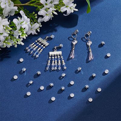 32Pcs Brass Ear Nuts KK-ME0003-62P-1