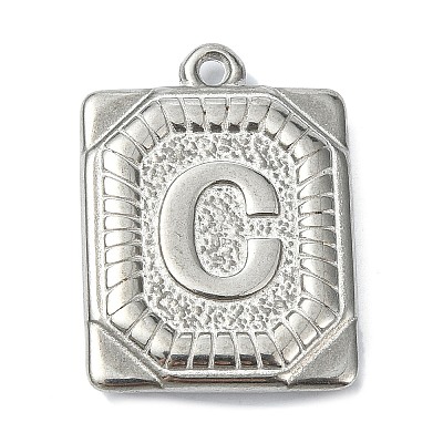 Anti-Tarnish 304 Stainless Steel Pendants STAS-U033-01P-C-1