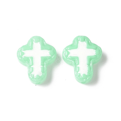 Baking Paint Glass Enamel Beads BLOW-D300-06F-1